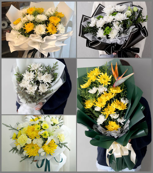 贵州黔西南州册亨县白事花束代送